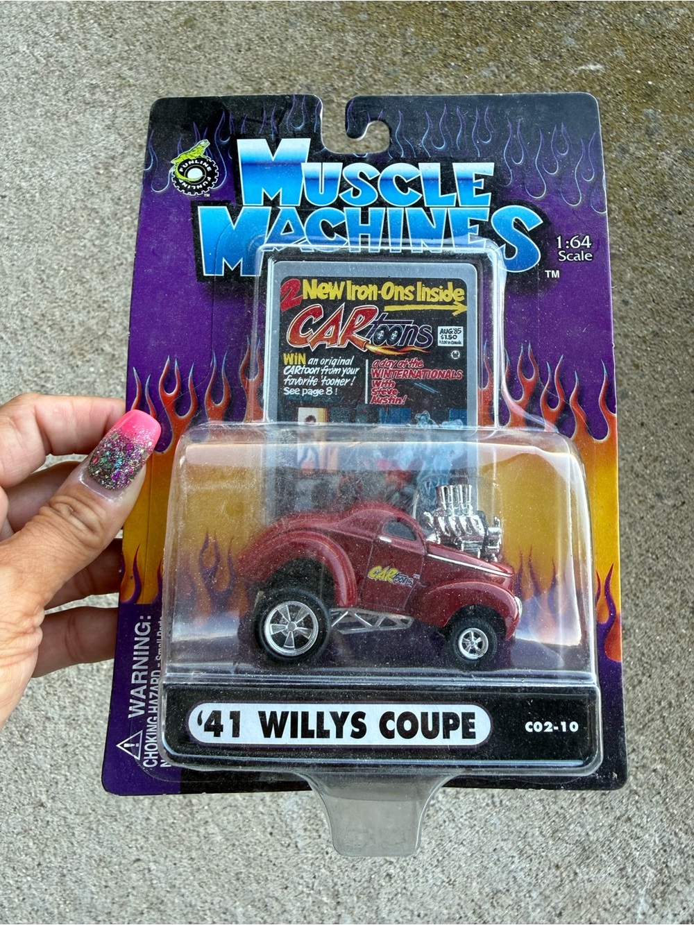 '41 Willys Coupe Die-Cast Toy Car - Maroon
